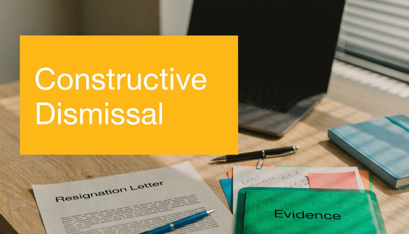 How to Prove Constructive Dismissal in Ontario (2026 Guide)