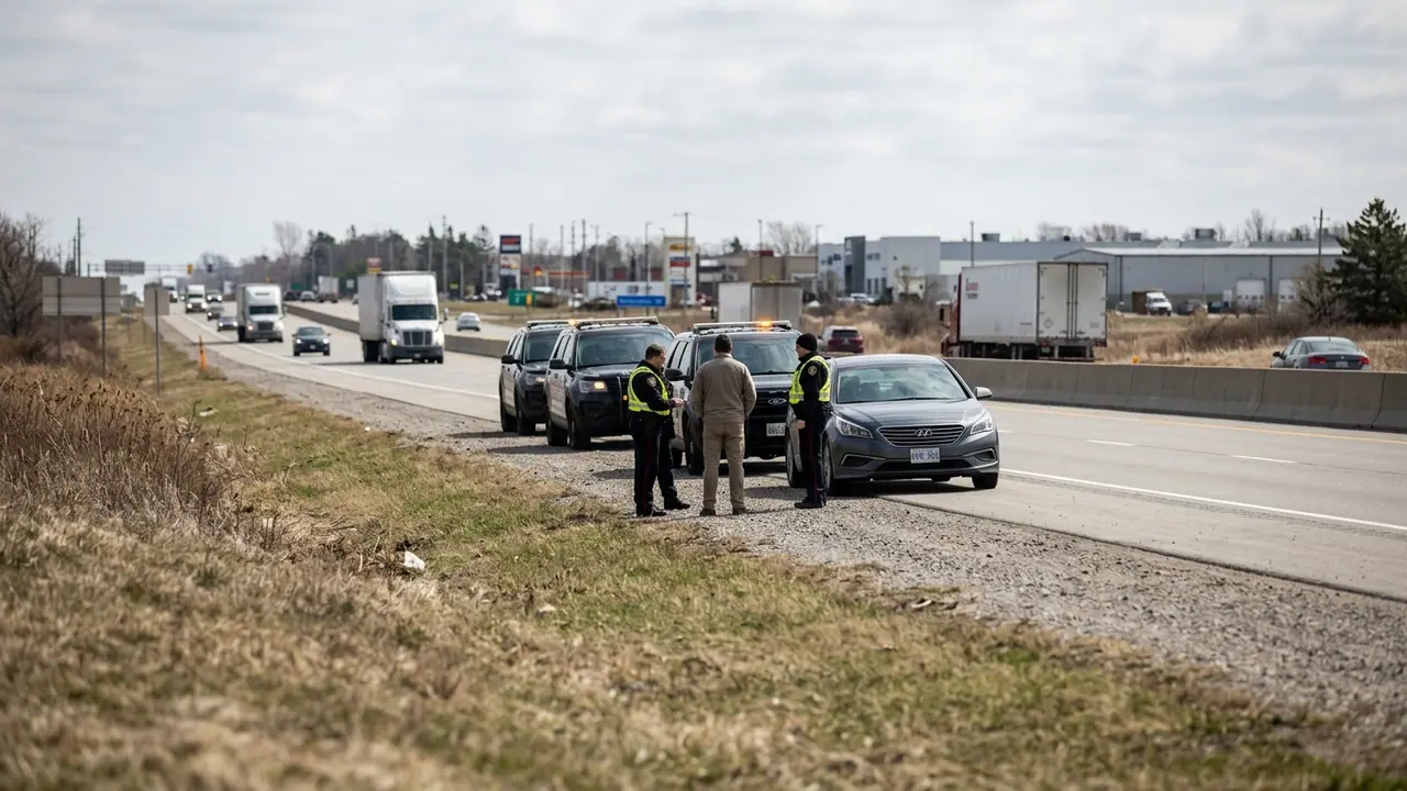 Trucker charged for having Teams meeting while driving on Ontario highway