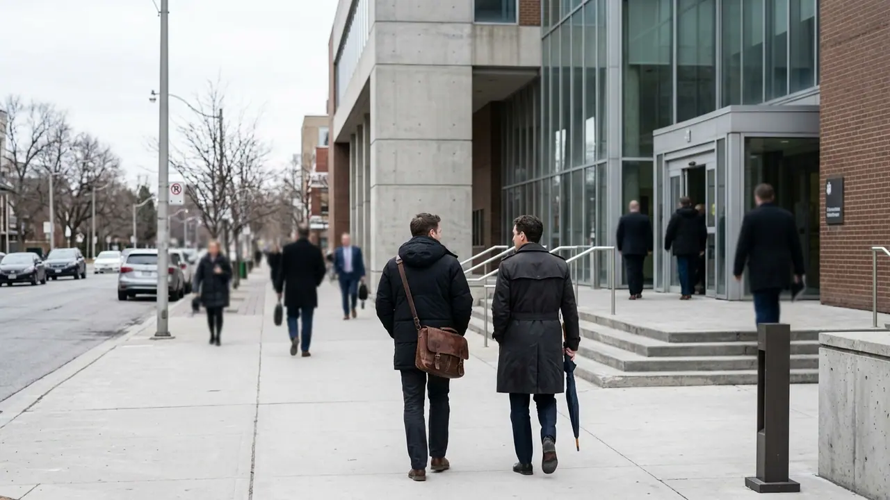 2 men arrested for assault during protest near U.S. embassy in Toronto